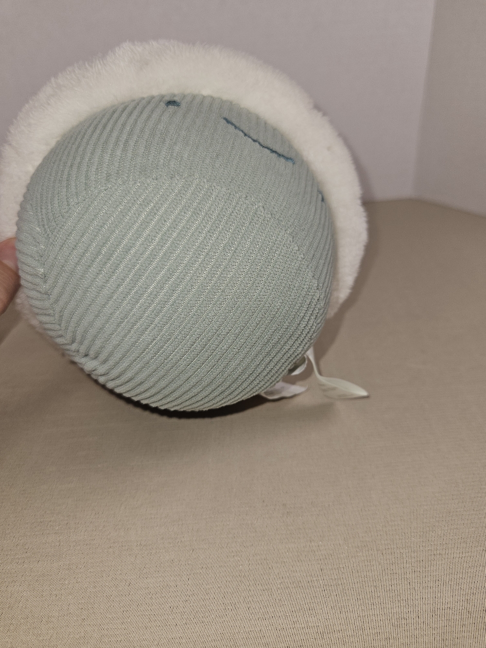 cloud island Plush Cupcake Toy in White, Green, Yellow - Picture 6 of 11